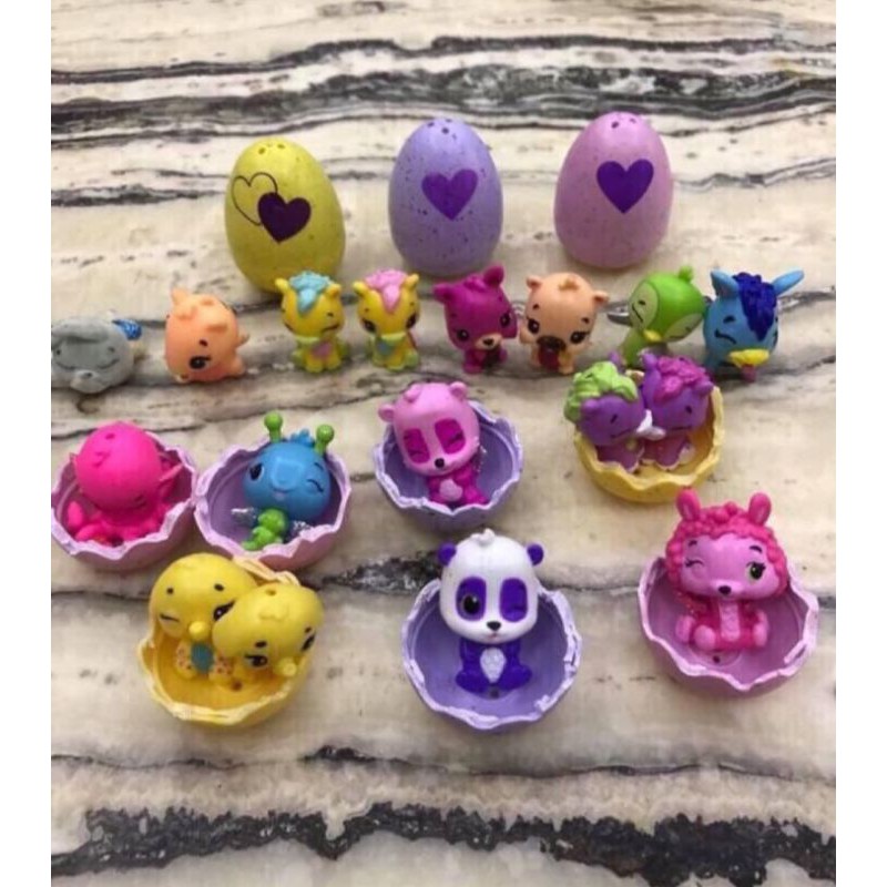 set 10 trứng Hatchimals mix 3 màu