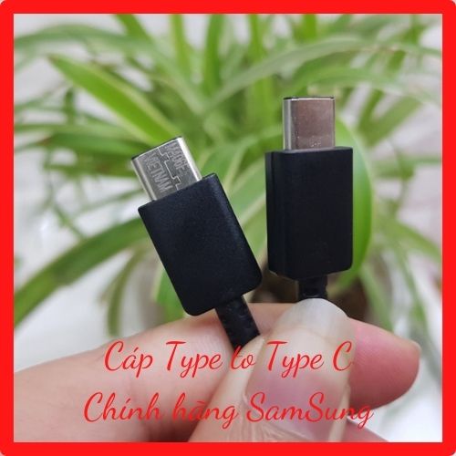 Dây cáp sạc nhanh 25W 2 đầu type C to typeC AkayStores zin chính hãng Samsung 100%