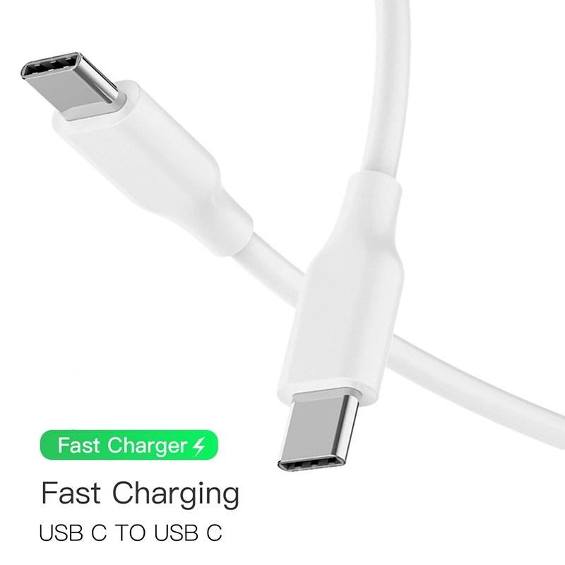 Type C to Type C PD Fast Charging Cable For Oppo A5 2020 60W PD QC 3.0 Quick Charge USB-C Data Cable For Samsung Vivo Dây Cáp Sạc Nhanh Usb