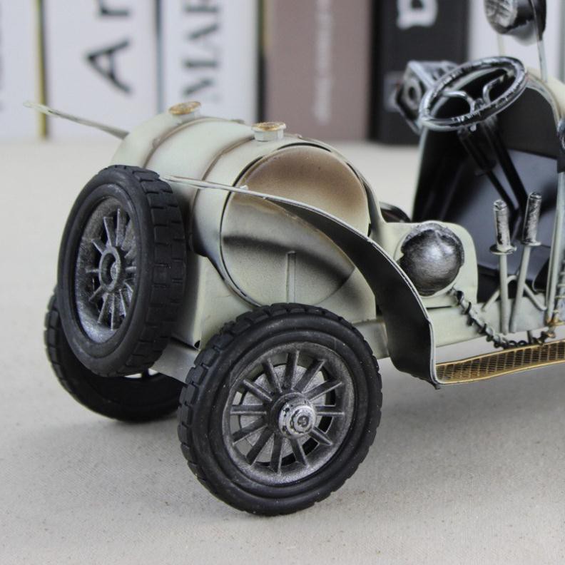 Mô hình xe hơi sắt retro đồ sưu tầm thủ công Mỹ mô hình đua xe sáng tạo hàng thủ công kim loại phụ kiện nhà