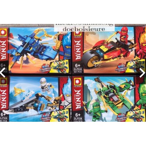 Lắp ráp xếp hình Lego Ninjago chiến cơ của các ninja