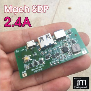 Mạch Sạc Dự Phòng 2.4A Có Cổng Lightning