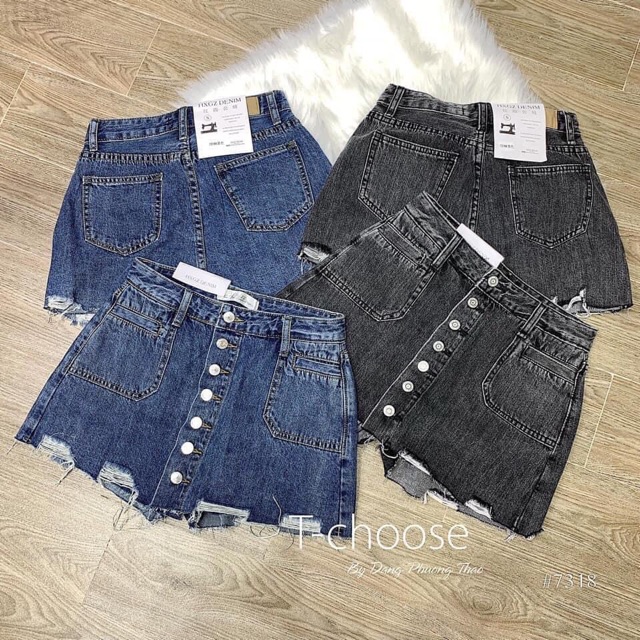 Quần giả váy co dãn hàng cúc giữa siêu xinh | BigBuy360 - bigbuy360.vn