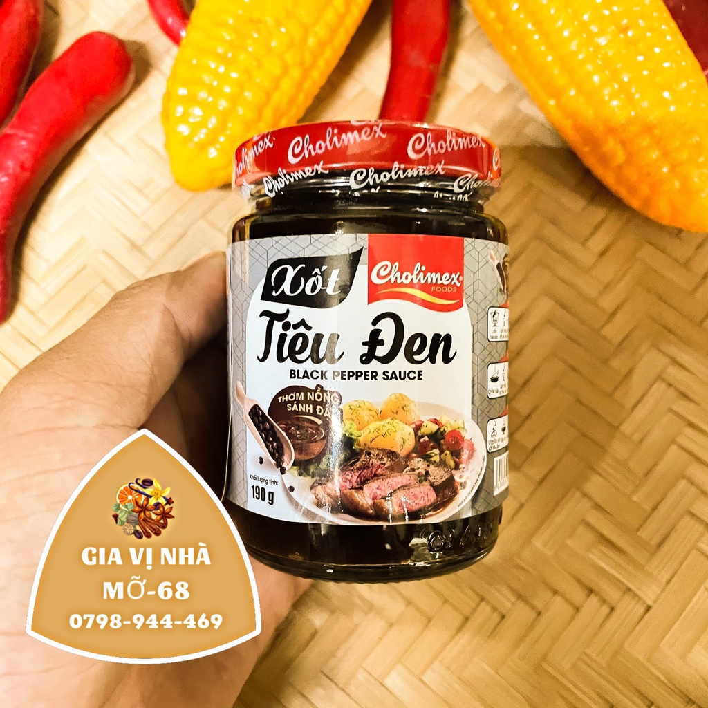 Sốt tiêu đen Cholimex- trọng lượng 190gr