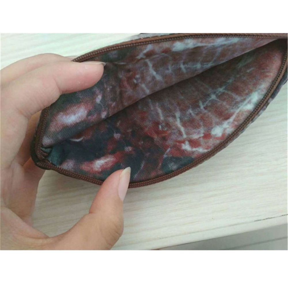 Hộp Đựng Bút/ Đồ Trang Điểm Hình Cá Chép Có Khóa Kéo Tiện Dụng