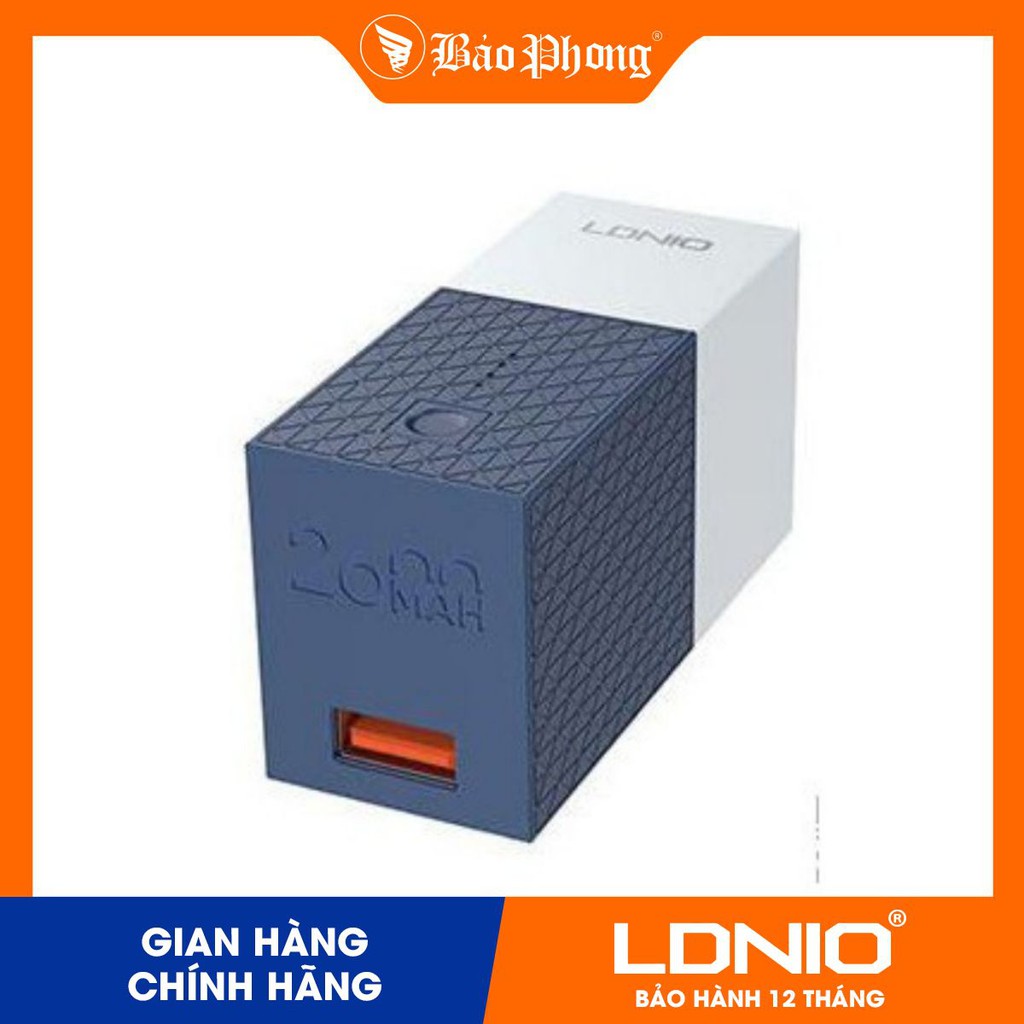 [Mã 2404EL10K giảm 10K đơn 20K] Bộ sạc kèm pin dự phòng LDNIO PA307 - 2600mAh