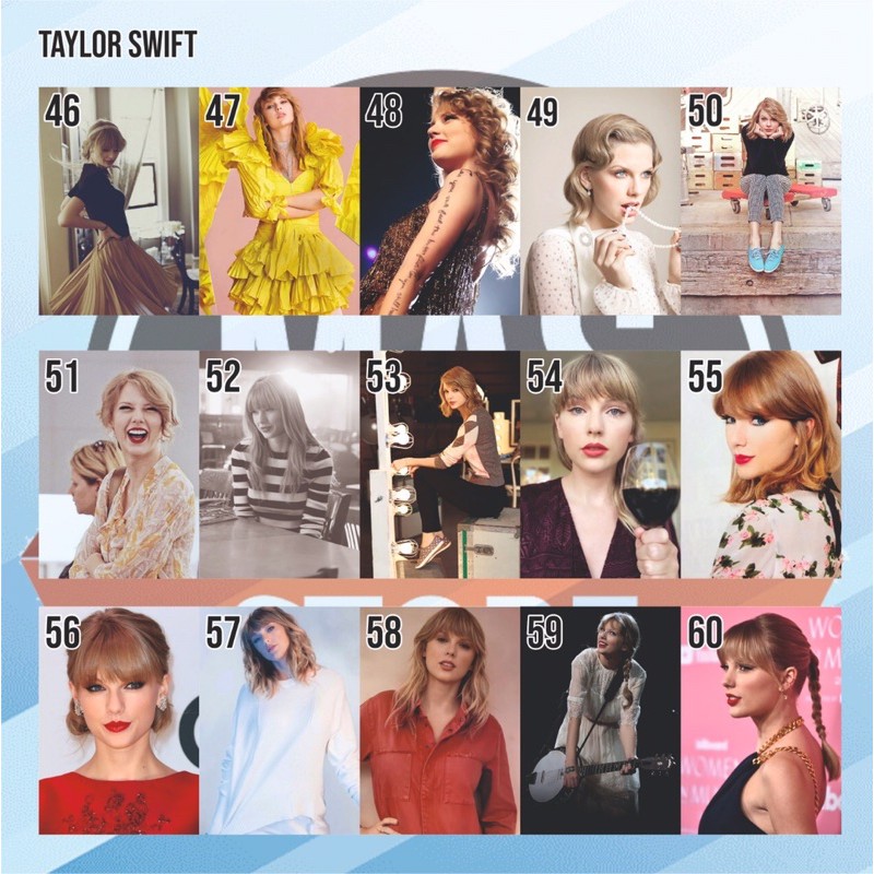 Poster Hình Taylor Swift Khổ A3 A4 A5