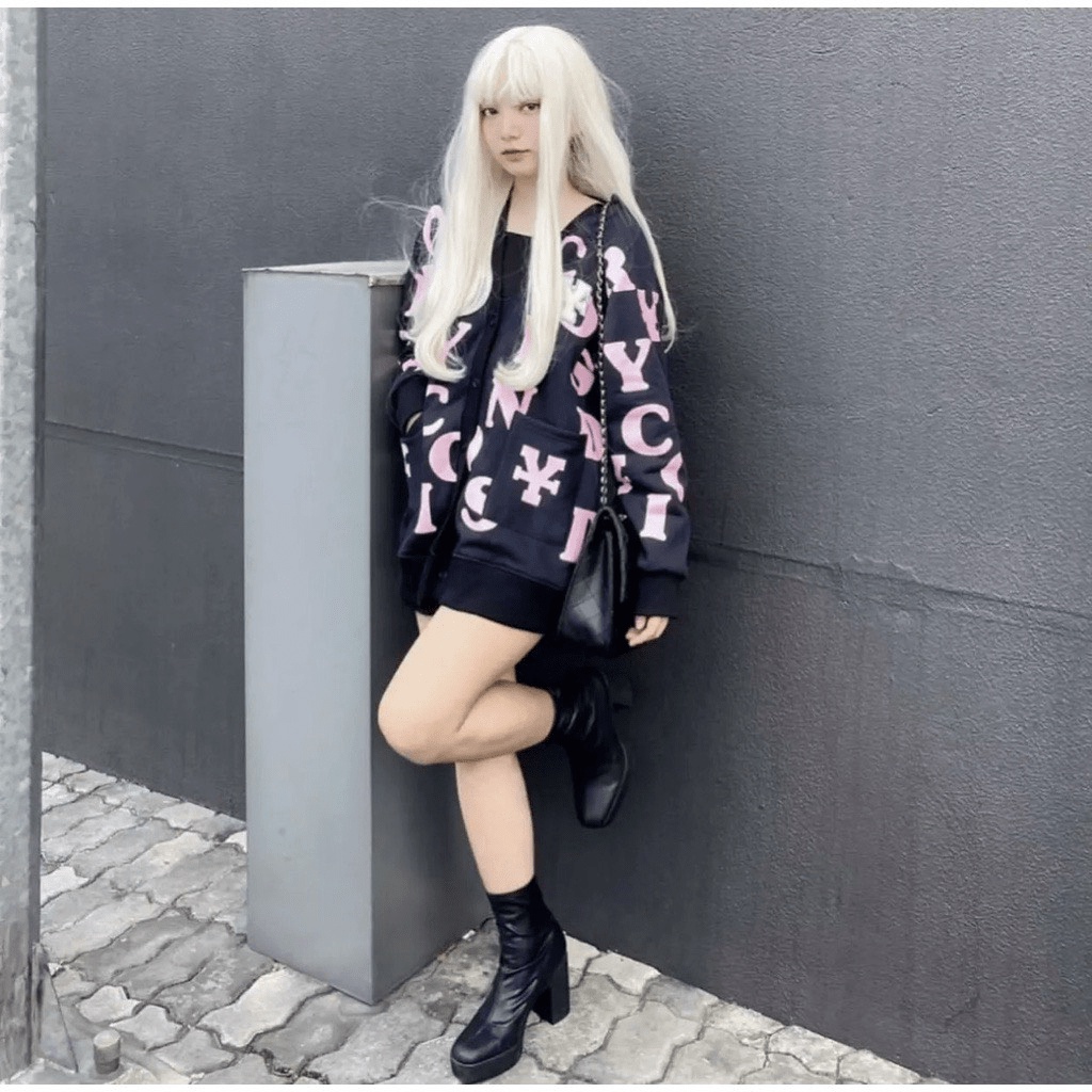 ÁO KHOÁC CARDIGAN NỮ PHỐI HỌA TIẾT CHỮ TRẺ TRUNG NĂNG ĐỘNG DỄ PHỐI ĐỒ HỢP THỜI TRANG