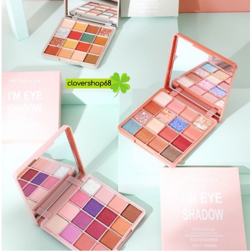 Bảng Phấn Mắt Lameila I'm Eye Shadow 16 ô- Phấn Mắt Hàng Nội Địa Trung HOT TRENDClovershop68 🍀🍀🍀