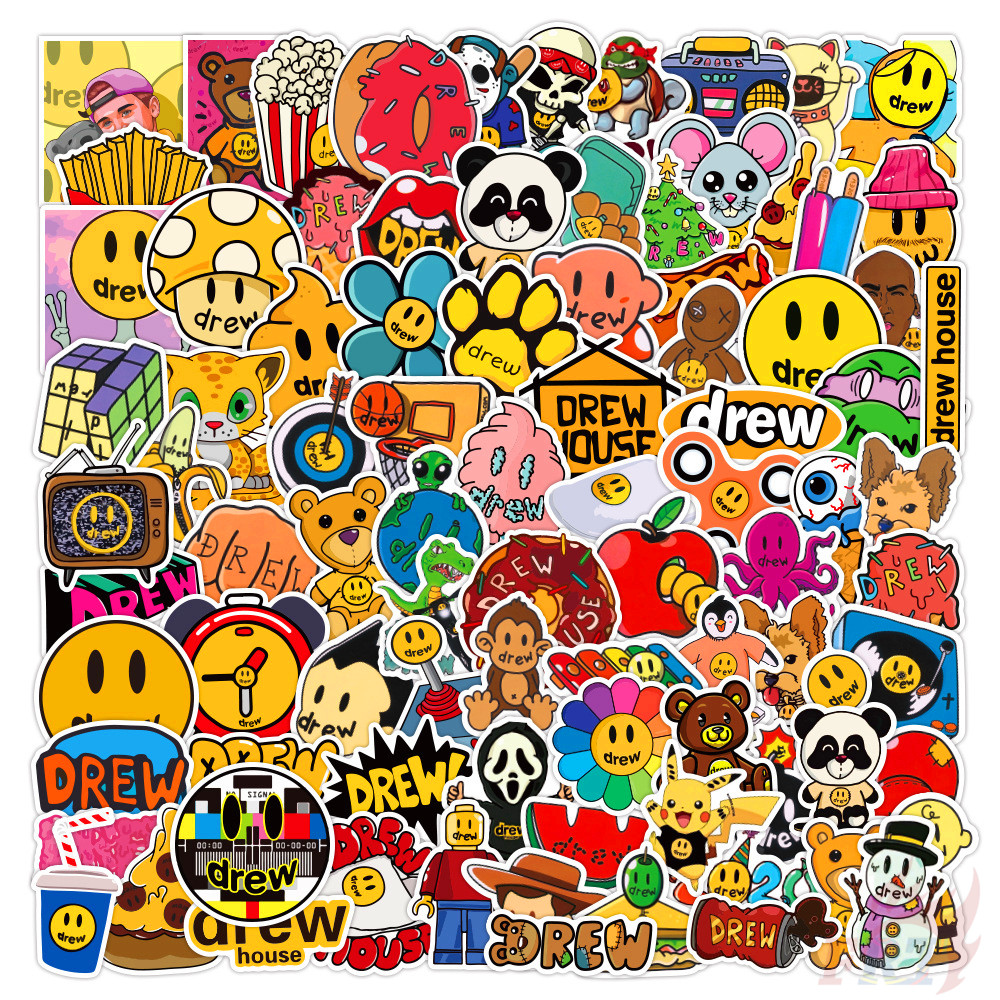 Bộ 100 Sticker Phong Cách Justin Bieber Chống Thấm Nước