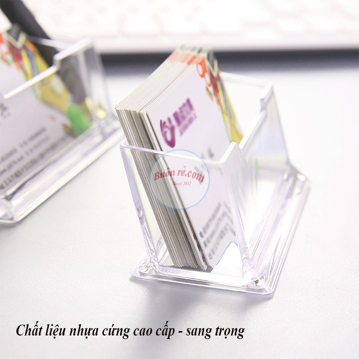 Hộp nhựa trong suốt đựng name card 01082 Buôn Rẻ