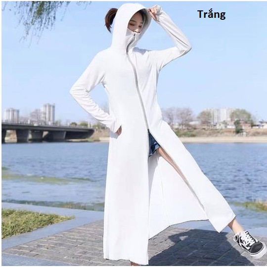 CN9662 - Áo chống nắng nữ toàn thân dáng dài cao cấp hàng nhập 40-70kg