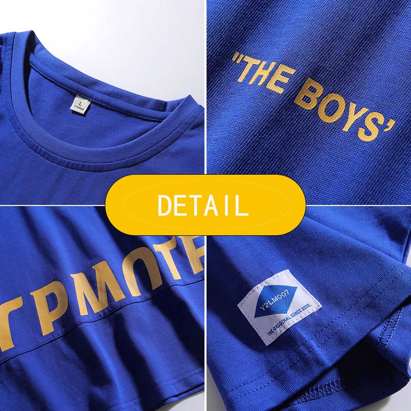 Áo Thun Ngắn Tay Cổ Tròn In Hình Thời Trang Phong Cách Cho Nam