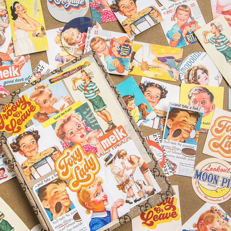 Túi 60 Miếng Dán Trang Trí Đa Năng Họa Tiết Giáng Sinh Xinh Xắn