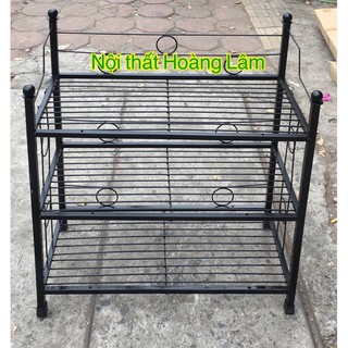 Kệ  giầy dép  3 tầng sắt mỹ nghệ ( Hoả tốc 1 giờ)