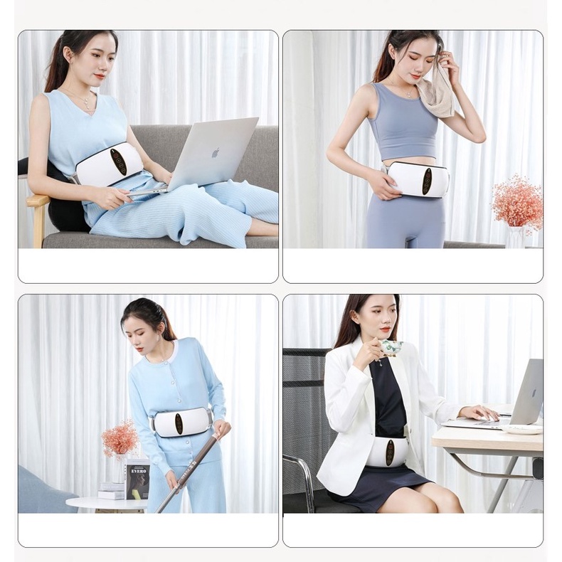 Máy Massage Bụng - Đai Mát Xa Bụng Giảm Mỡ BM-B45 - Thiết Kế Nhỏ Gọn, Dễ Sử Dụng, Đánh Tan Mỡ Thừa Vùng Bụng, Đùi, Eo