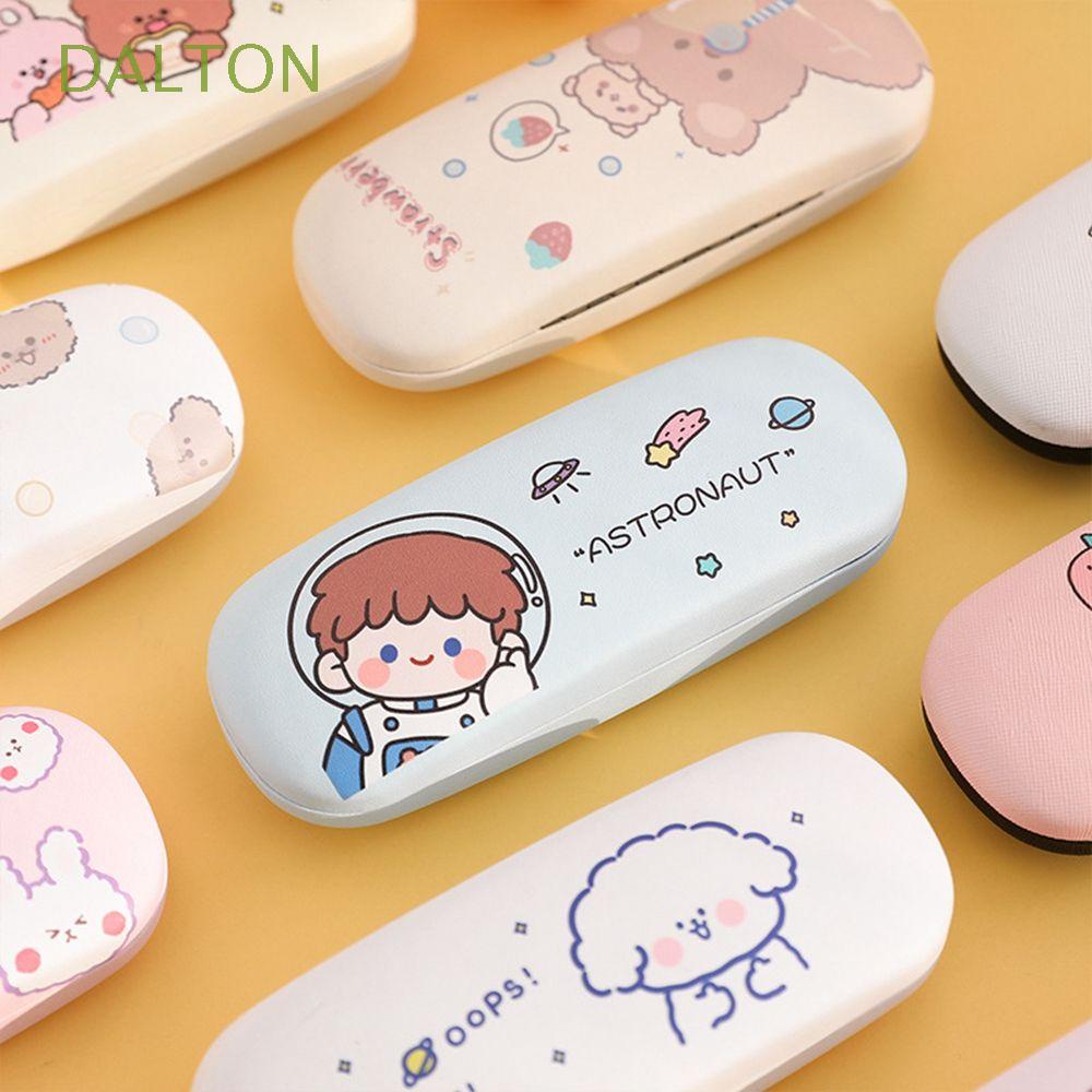Hộp Đựng Mắt Kính Bằng Da PU Hình Vuông Dễ Thương Cho Học Sinh