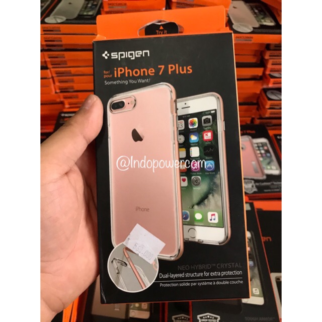 Spigen Ốp Lưng Màu Vàng Hồng Đính Đá Pha Lê Sang Trọng Cho Iphone 7 Plus (043Cs20542)