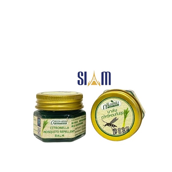 Kem Đuổi muỗi Green Herb Balm 20g Thailand