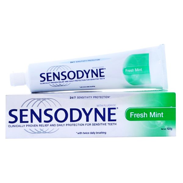 [COMBO 5 TUÝT - TẶNG BÀN CHẢI ] Kem đánh răng sensodyne chính hãng - chống ê buốt, sénodyne thái lan 160g