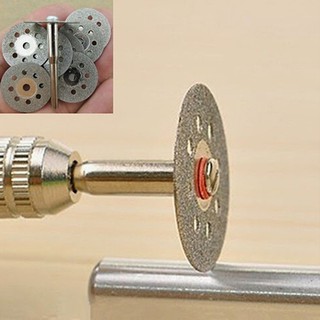 Bộ sản phẩm 12 lưỡi cưa tròn + trục máy kim loại Dremel