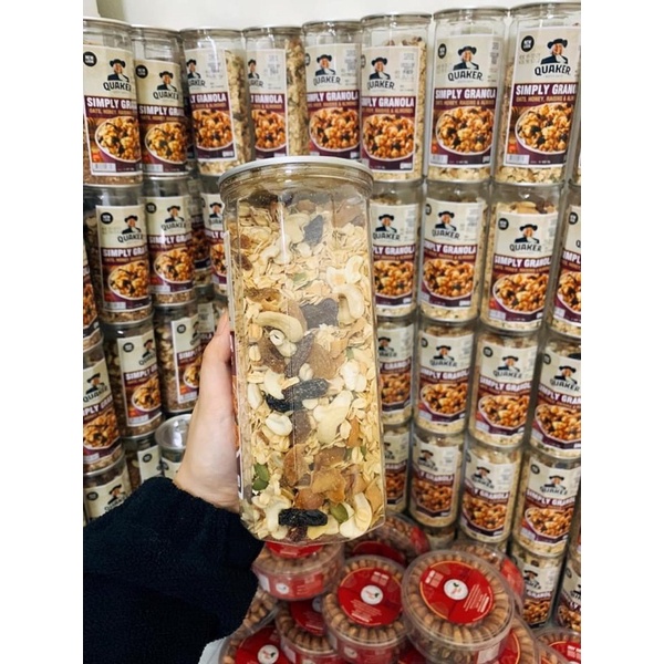 Granola ăn kiêng chuẩn 3 vị siêu ngon - Tiệm ăn vặt Yummy nhập khẩu