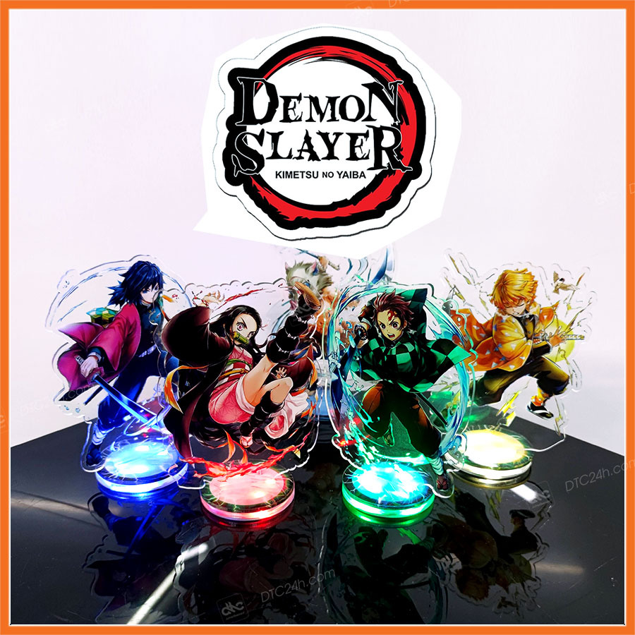 Mô hình tượng standee Kimetsu No Yaiba  - Đèn led 3 chế độ