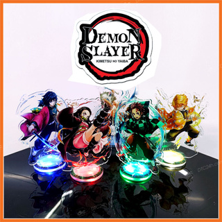 Mô hình tượng standee Kimetsu No Yaiba (Acrylic) - Đèn led 3 chế độ