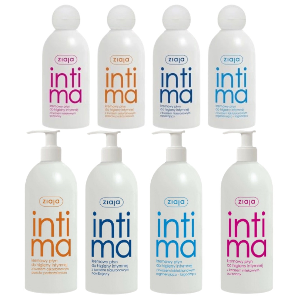 Dung dịch vệ sinh Intima Ziaja gel phụ khoa giảm mùi hôi khí hư huyết trắng cân bằng PH chính hãng