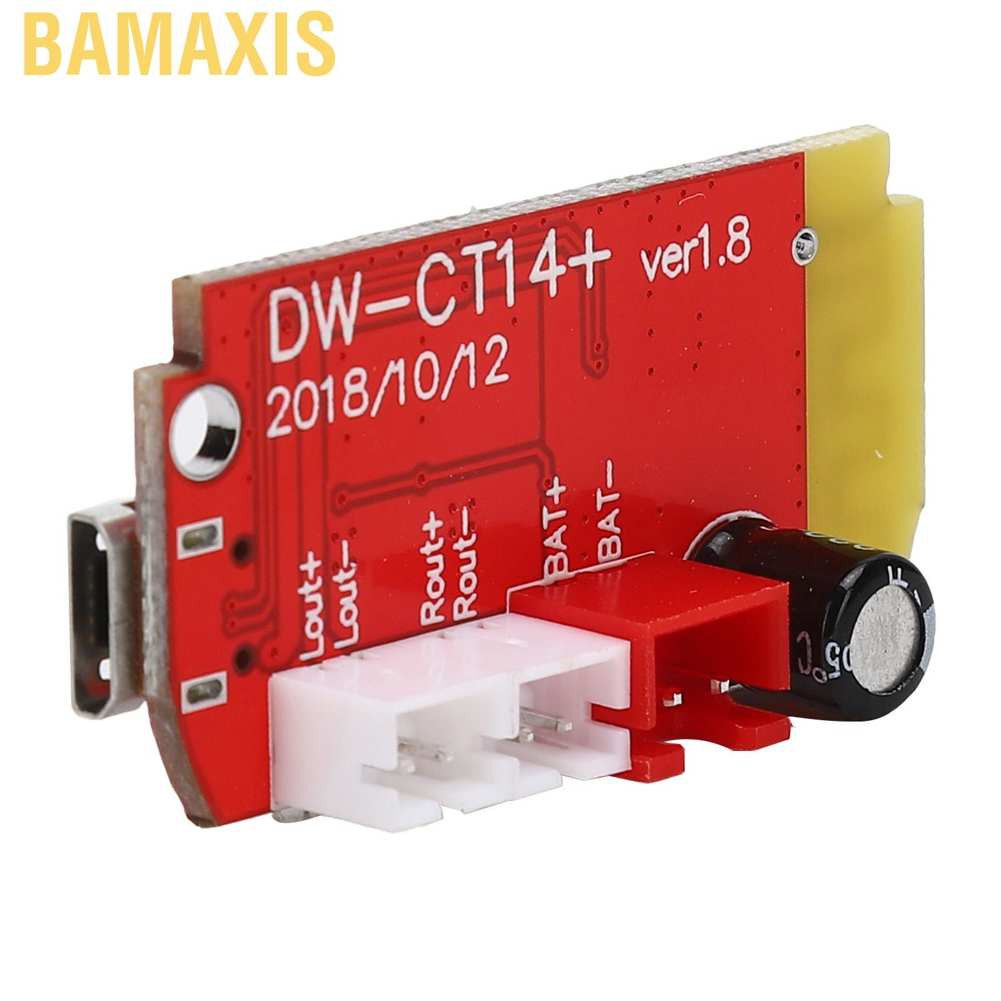 Bamaxis CT14 Bluetooth Power Amplifier Board Stereo Audio Module 5W+5W for DIY Modified Speaker