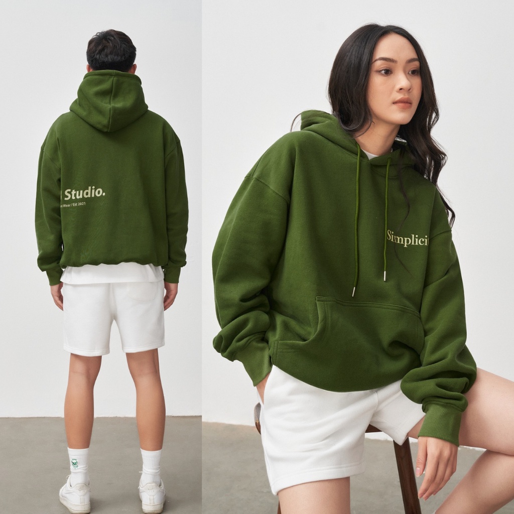 Áo Hoodie nỉ bông Local Brand cao cấp, form unisex cho nam nữ, thương hiệu B Brown