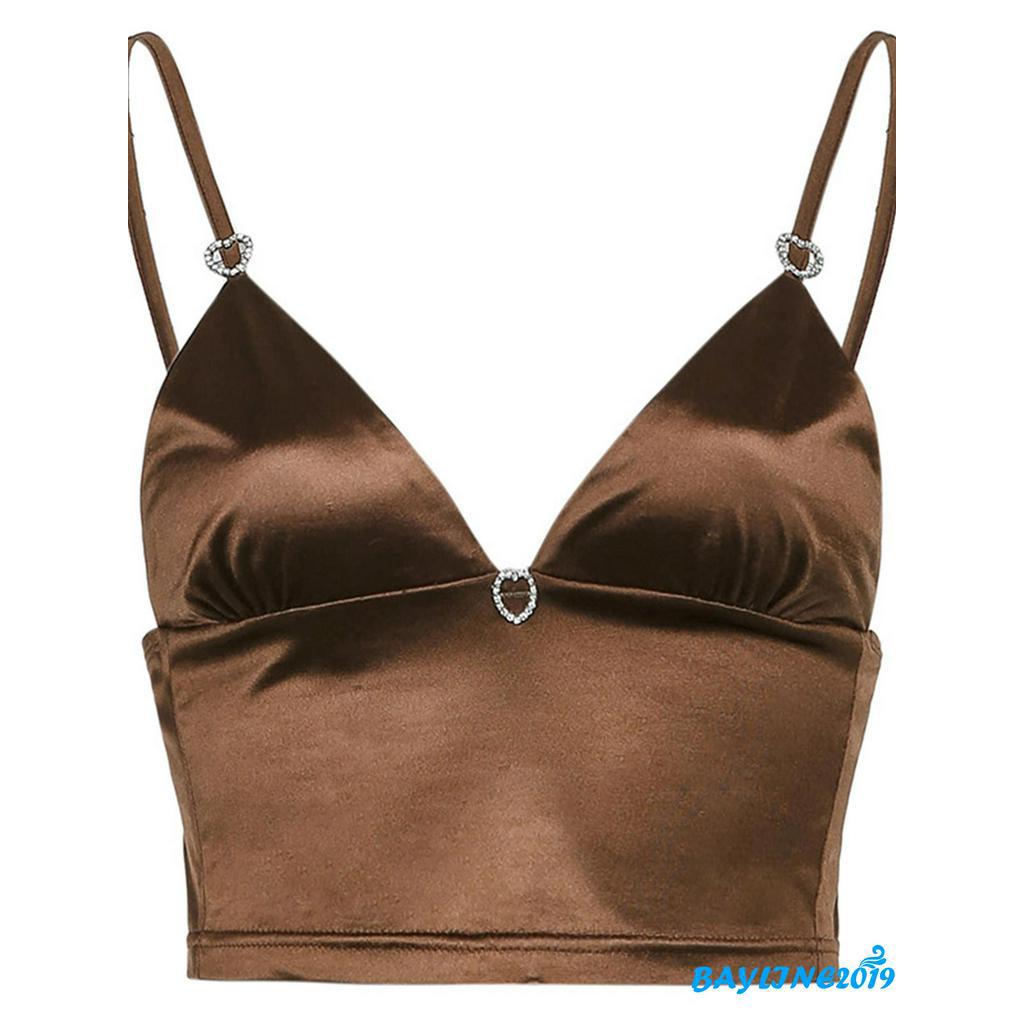 Áo Dây Nữ Lưng Trần Cổ Chữ V Quyến Rũ