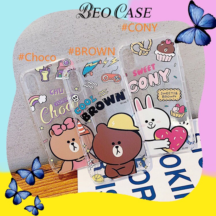 Ốp iphone - M572 Cony Brown Cool