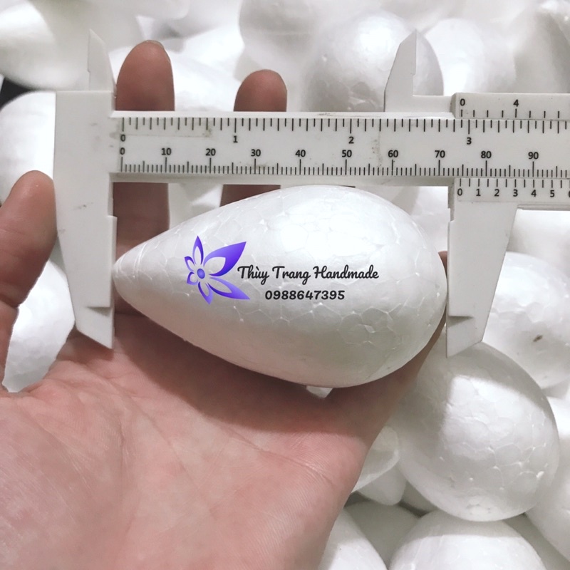 Gói 3 xốp làm búp sen cho hoa giấy, hoa voan, hoa đất sét