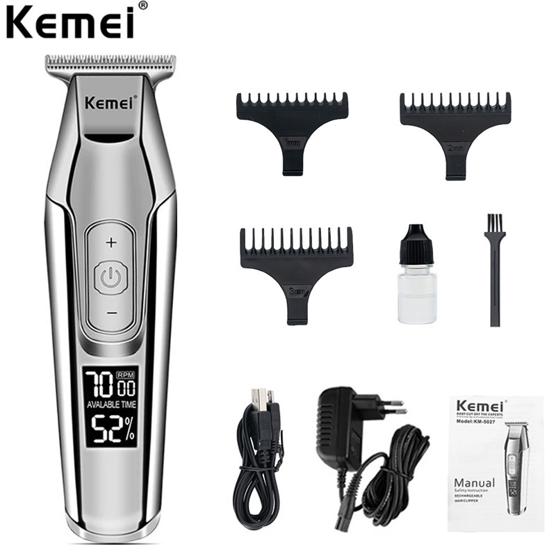 Tông đơ cắt tóc, bấm viền, chấn viền Kemei KM-5027