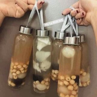 combo 10 Chai đựng Nước thuỷ tinh 500ml