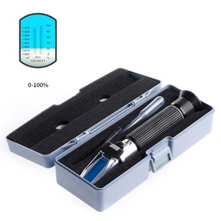 Khúc xạ kế đo độ mặn của nước 0~10% phù hợp bể cá