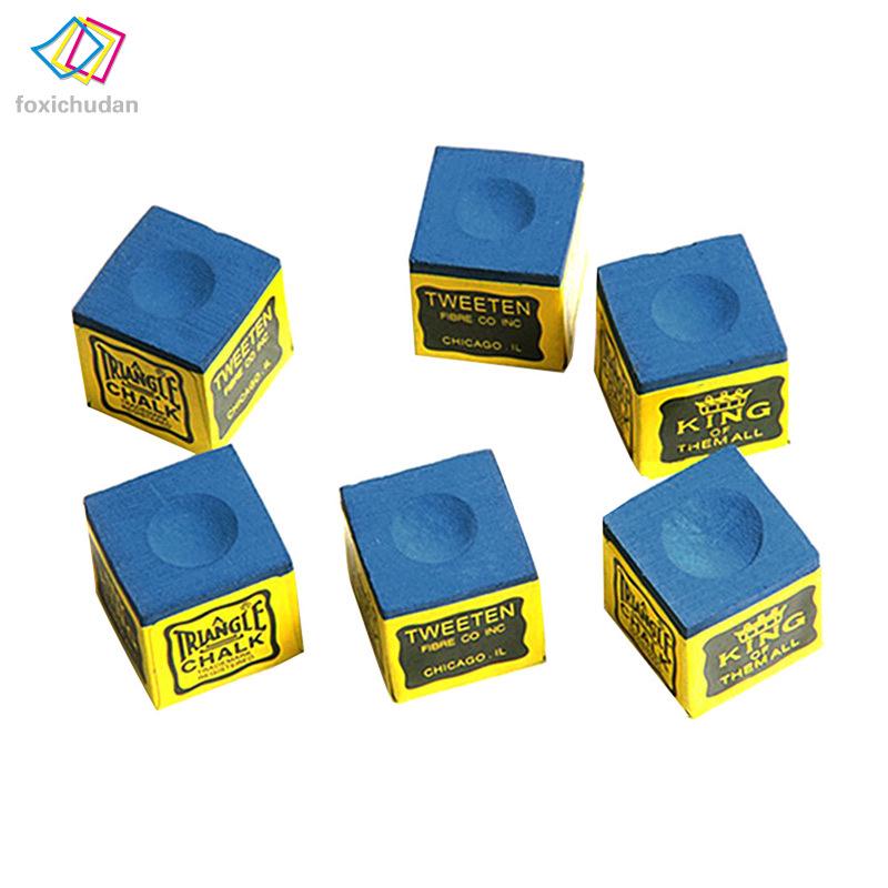 6 viên phấn màu xanh dương chuyên dùng trong bida