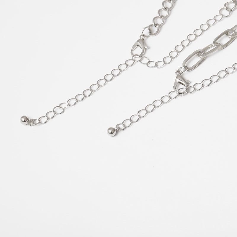 Vòng cổ choker nhiều lớp mặt hình vòng tròn thời trang cho nữ
