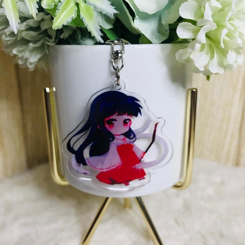 (UP) ( Mica trong ) Móc khóa Inuyasha Khuyển dạ xoa quà tặng xinh xắn dễ thương anime chibi