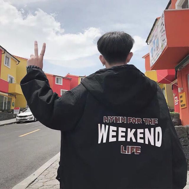 [RẺ VÔ ĐỊCH] ÁO KHOÁC DÙ UNISEX NAM NỮ IN WEEKEND BAO CHẤT