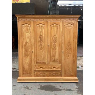 Tủ Áo gỗ gõ đỏ 1,8M X 2M