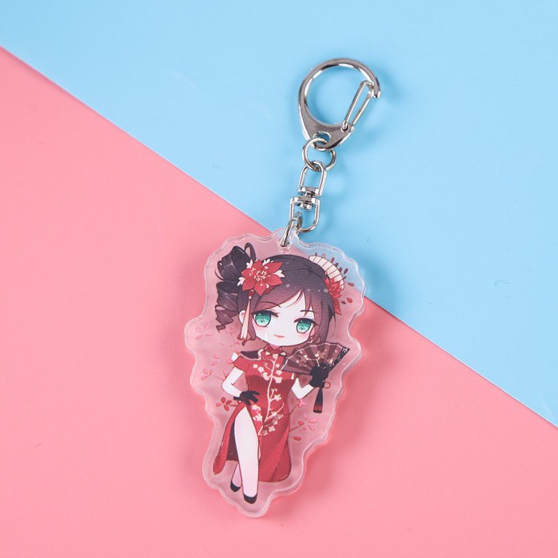 ( Mica trong acrylic ) Móc khóa Identity V Nhân cách thứ năm ver FESTIVAL quà tặng xinh xắn dễ thương anime chibi