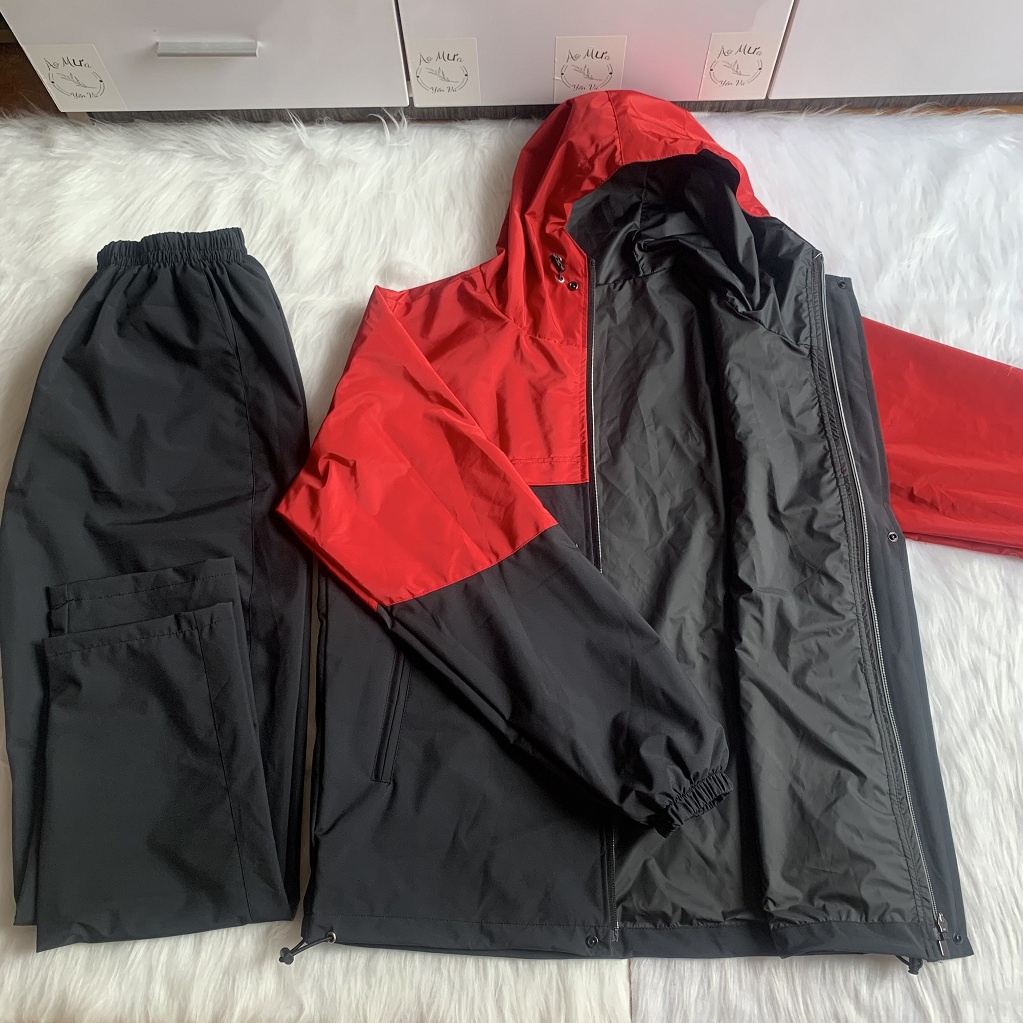 Áo mưa bộ cho Nam Nữ chống thấm TUYỆT ĐỐI, chống gió rét đi xe máy, đi phượt, đi làm 1 LỚP CHỐNG THẤM KH004