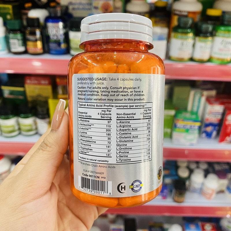 Viên Uống Bổ Sung Axit Amin Hoàn Chỉnh Cho Người Tập Gym Now Sports Amino Complete 120 và 300 Viên