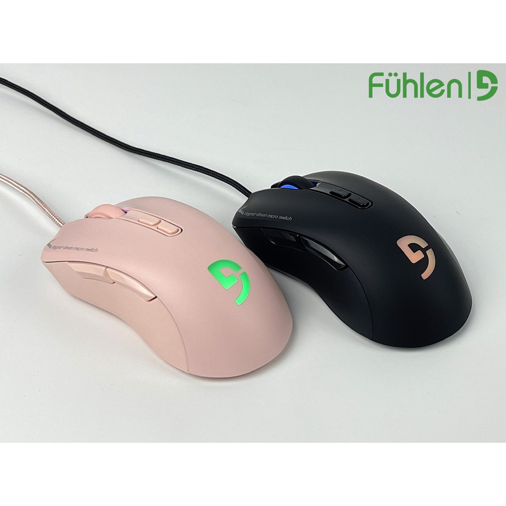 Chuột Fuhlen G90 pink chính hãng led RGB Bảo hành 2 năm