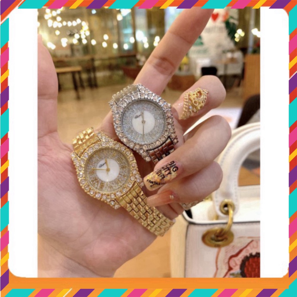 Đồng hồ nữ CHOPAR dây hợp kim ko rỉ sang trọng phong cách mới hợp thời trang, chống nước, bảo hành 12 tháng