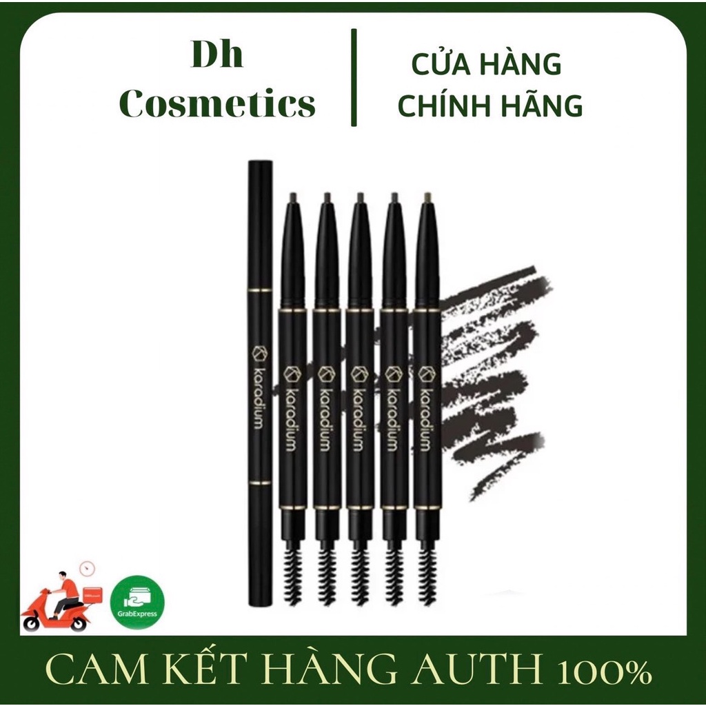 Chì kẻ mày 2 đầu Karadium Auto Eyebrow Pencil