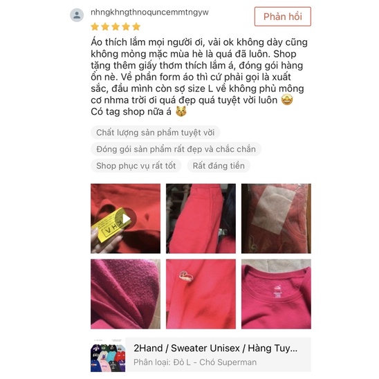 2Hand / Sweater Unisex / Hàng Tuyển Loại 1