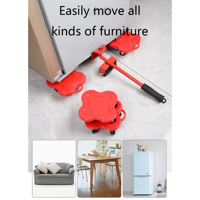 Miếng Dán PCF * 360 Độ Xoay 360 Độ° Ròng Rọc Di Chuyển Đồ Nội Thất Nặng 4 Bánh Xe Cho Nội Thất w 1